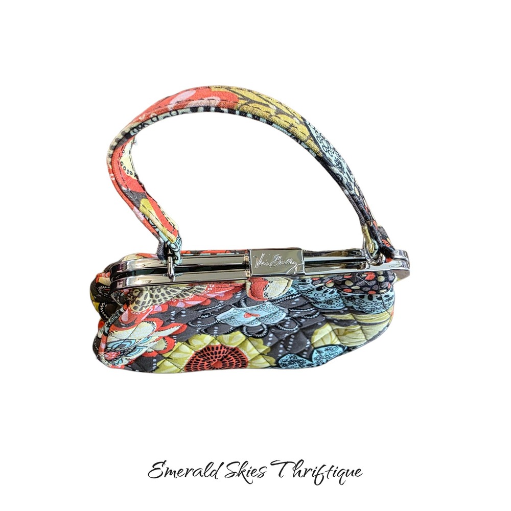Vera Bradley crossbody bag in the retired Flower Shower pattern - Picture 4 of 7